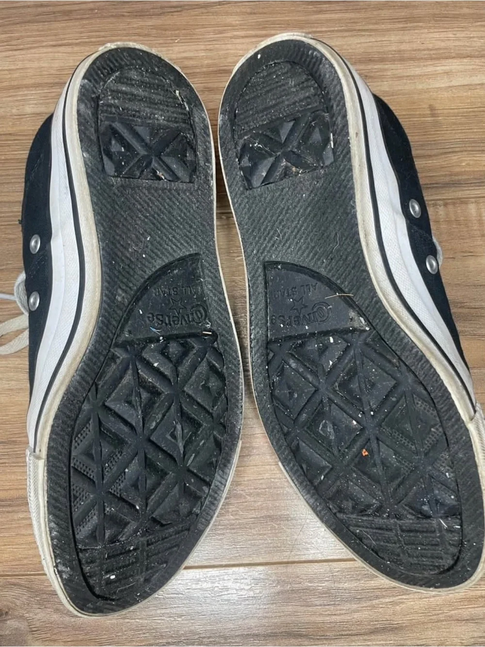 Converse Black and White Low Top Sneakers - Picture 5 of 5